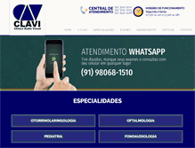 Tablet Screenshot of clavi.com.br